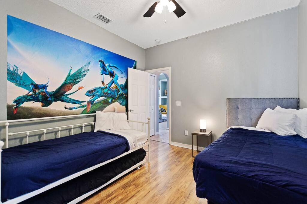 Spacious Disney Themed 5Bed Villa! Private Heated Enclosed Pool/Spa/Bbq! Davenport Exterior foto